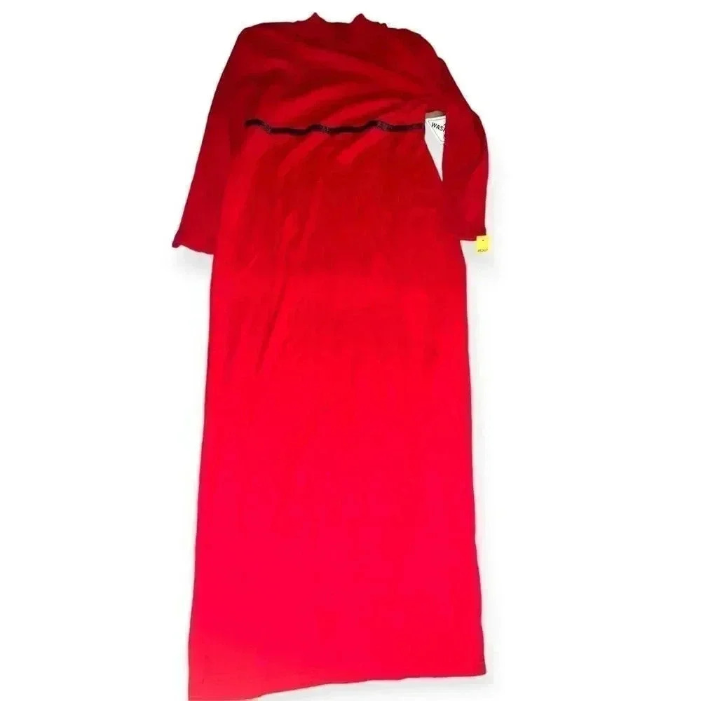 Deadstock sweater velvet maxi dress